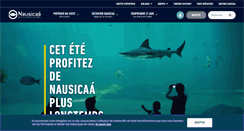 Desktop Screenshot of nausicaa.fr